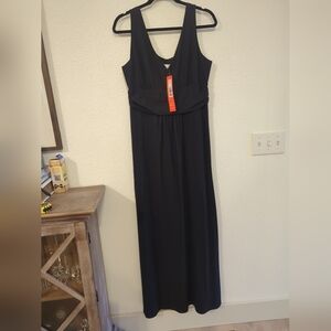 NEW Jude Connally Black Maxi Penelope Twirling  Babydoll Maxi Dress $238